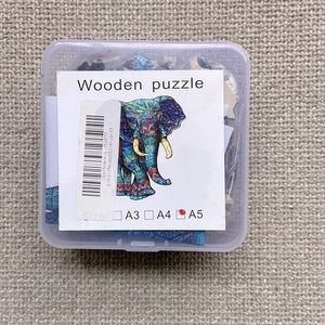 NWT Wooden Elephant Puzzle (A5)